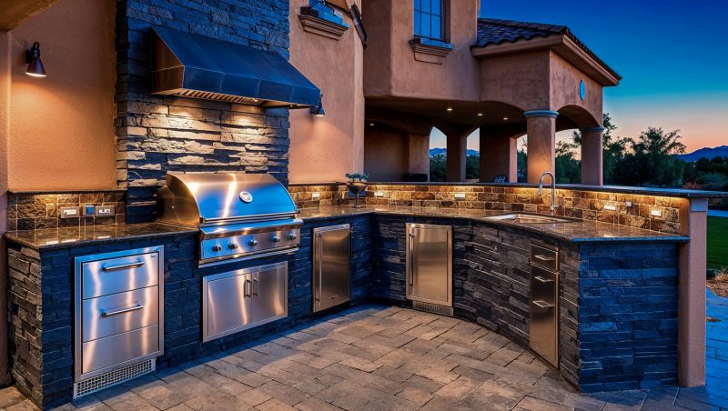 Built-In Grills, Pizza Ovens, And More: Popular Outdoor Kitchen Design Options